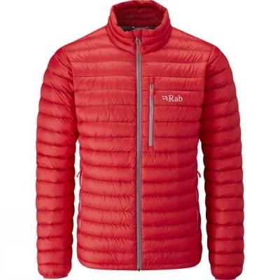 Chaquetas Rab Microlight Hombre Rojas - Chile TUG749528